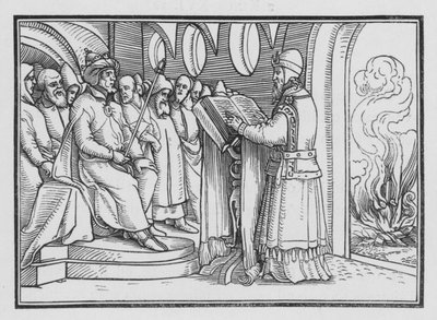 Josías destruye la idolatría, 2 Reyes XXIII, 2 de Hans after Holbein the Younger