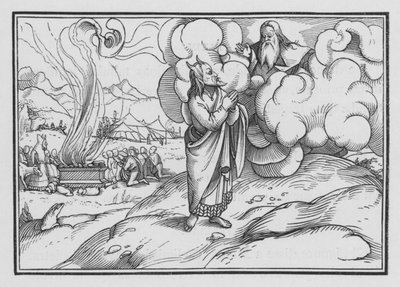 Las ofrendas quemadas, Levítico 1, 2 de Hans after Holbein the Younger