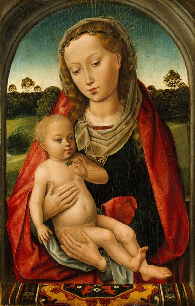 Virgen y Niño de Hans after Memling