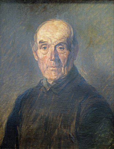 Retrato de un granjero de páramo de Hans am Ende