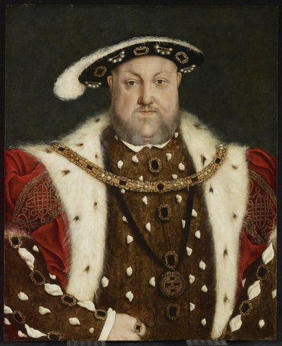 Retrato de Enrique VIII, segunda mitad del siglo XVI de Hans circle of Holbein the Younger