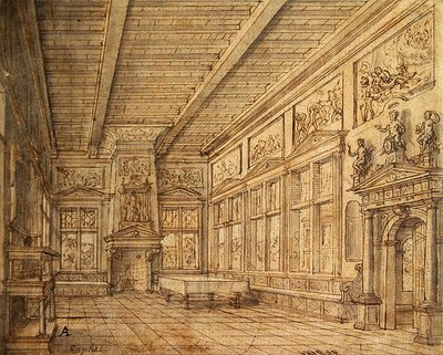 Interior de un salón de Hans or Jan Vredeman de Vries