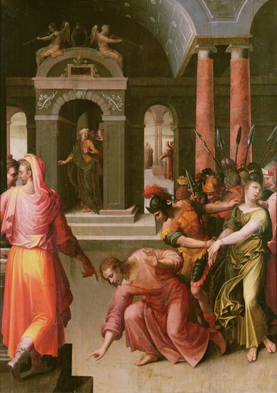 La adúltera de Hans or Jan Vredeman de Vries