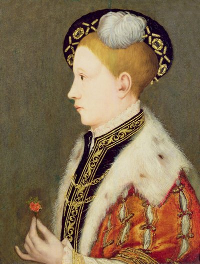 Rey Eduardo VI (1537-53) de Hans school of Holbein