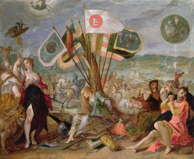 Alegoría de las Guerras Turcas: La Batalla de Hermannstadt de Hans von Aachen