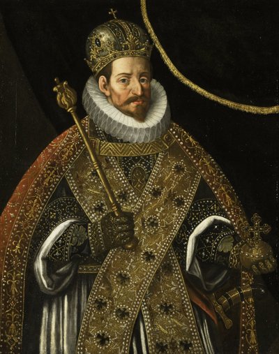 Retrato de Matías 1557-1619, Emperador del Sacro Imperio Romano, c. 1610 de Hans von Aachen