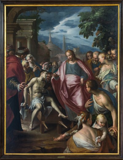 Resurrección del hijo de la viuda de Naín de Hans von Aachen