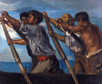 Remero. Estudio para los frescos de la Estación Zoológica de Nápoles de Hans von Marées