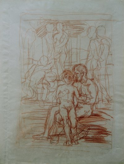 Estudio de composición para la "Edad de Oro" de Hans von Marées