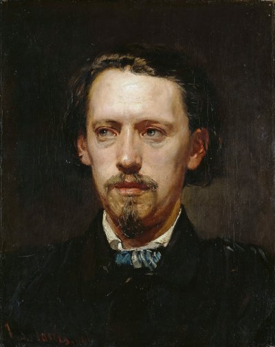Retrato de Heinrich Anton Heger 1832-1888, 1861 de Hans von Marées