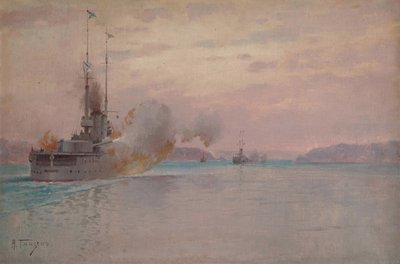 El bombardeo naval ruso del Bósforo, 1915-1916 de Hansen
