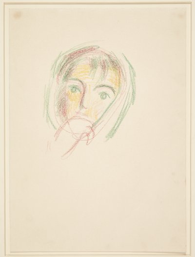 El hijo del artista Franz. Cabeza de Harald Giersing