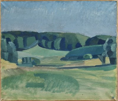 Paisaje cerca de Bistrup de Harald Giersing