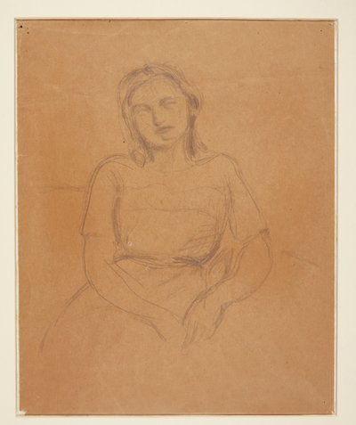Joven sentada de Harald Giersing