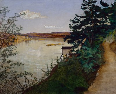 sol de la tarde de Harald Oscar Sohlberg