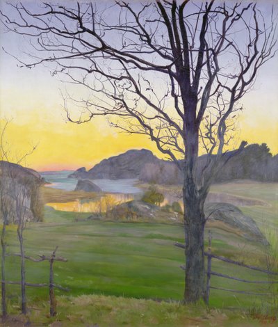 paisaje de otoño de Harald Oscar Sohlberg
