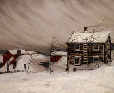 Tormenta de nieve de Harald Oscar Sohlberg
