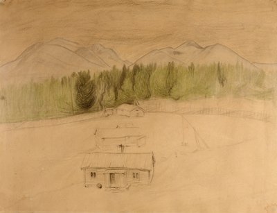 Proyecto de "Noche de invierno en la montaña" de Harald Oscar Sohlberg