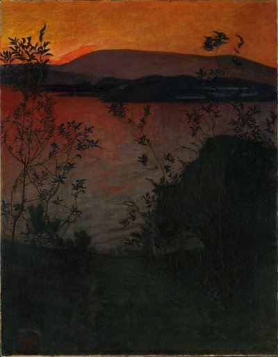 Resplandor nocturno de Harald Oscar Sohlberg