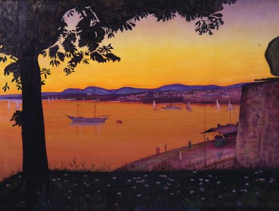 Desde el fuerte de Akershus (óleo sobre lienzo) de Harald Oscar Sohlberg