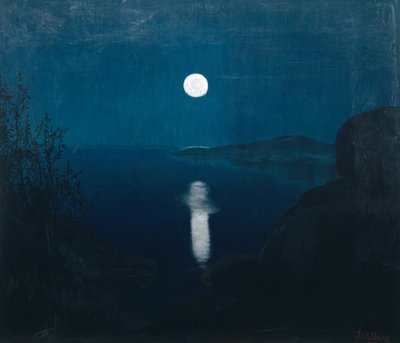 luz de la luna de Harald Oscar Sohlberg