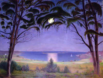 Claro de luna, Nevlunghavn de Harald Oscar Sohlberg