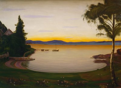 Tarde tranquila, Nærsnes de Harald Oscar Sohlberg