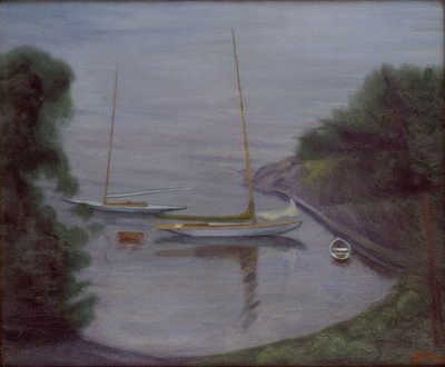 Veleros (óleo sobre lienzo) de Harald Oscar Sohlberg