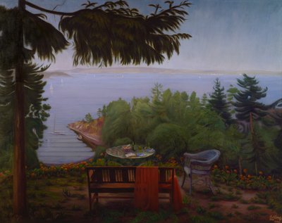 Atardecer de verano en el fiordo de Oslo de Harald Oscar Sohlberg