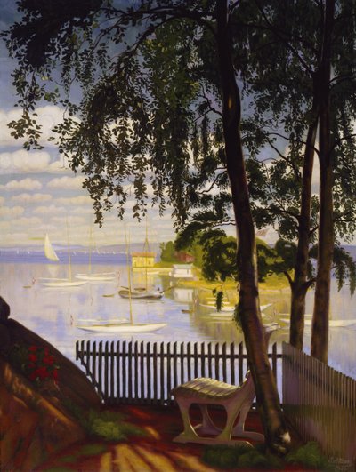 Domingo de verano en la bahía de Nærsnes de Harald Oscar Sohlberg