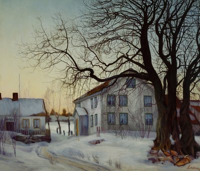 noche de invierno de Harald Oscar Sohlberg