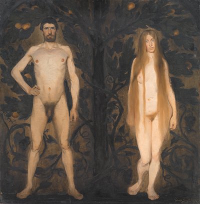 Adán y Eva de Harald Slott Møller