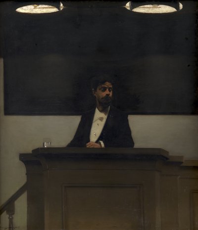 Georg Brandes en la Universidad de Copenhague de Harald Slott Møller