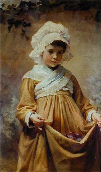 Recogiendo ciruelas de Hariette Sutcliffe