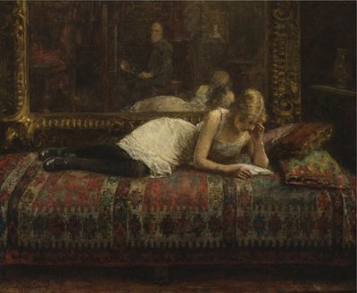 El artista y su modelo de Harlamov