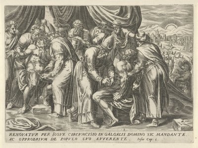 Circuncisión de los israelitas
La historia de Josué (título de la serie) de Harmen Jansz Muller