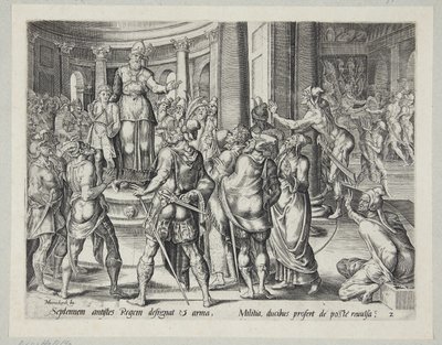 Joás presentado al ejército de Harmen Jansz. Muller