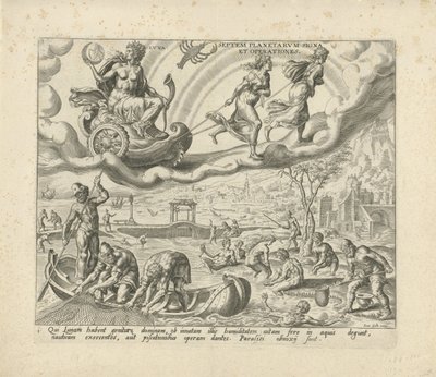 Luna, la luna y sus hijos Los siete planetas (título de la serie) de Harmen Jansz Muller