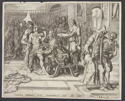 La circuncisión de Siquem de Harmen Jansz. Muller