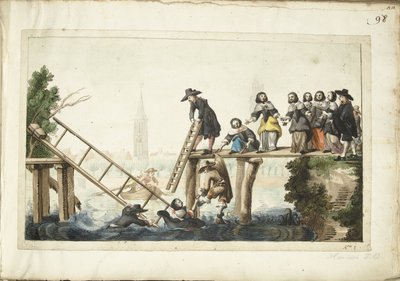 el puente roto de Harmen ter Borch
