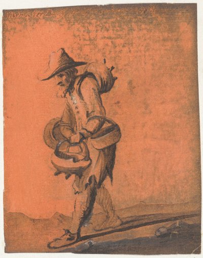 Vendedor ambulante de calderas de Harmen ter Borch