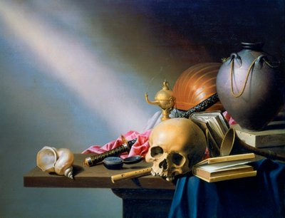 Una alegoría de las vanidades de la vida humana, c1640 de Harmen van Steenwyck