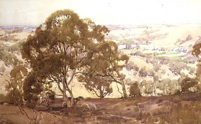 Paisaje de Harold Brocklebank Herbert