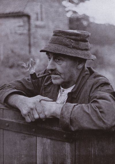 Tres sorteos en el viejo brezo (foto en blanco y negro) de Harold Burdekin