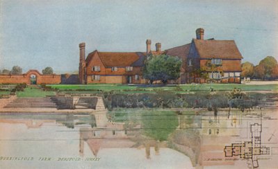 Granja Burningfold, Dunsfold, Surrey, c1923 de Harold Chalton Bradshaw