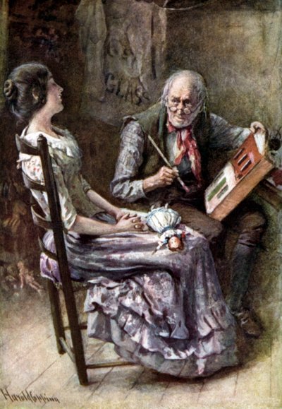 El grillo del hogar de Charles Dickens de Harold Copping