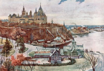 Casas del Parlamento, Ottawa de Harold Copping