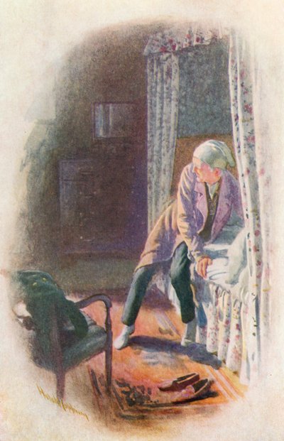 Ilustración para Un cuento de Navidad de Charles Dickens de Harold Copping