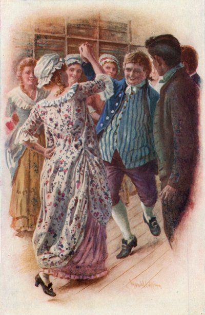Ilustración para Un cuento de Navidad de Charles Dickens de Harold Copping