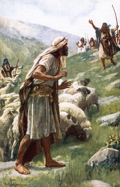 Jacob y Esaú de Harold Copping